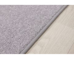 Vopi AKCE: 312x60 cm Metrážový koberec Eton šedý 73 - neúčtujeme odřezky z role! (Rozměr metrážního produktu Bez obšití)