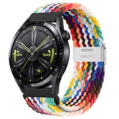 BStrap Elastic Nylon 2 řemínek na Samsung Galaxy Watch 3 41mm, rainbow