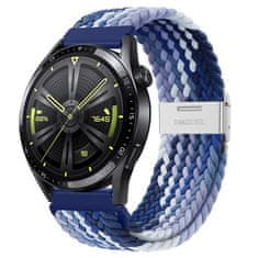 BStrap Elastic Nylon 2 řemínek na Huawei Watch GT2 Pro, blueberry