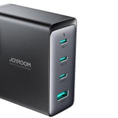 Joyroom Gan Ultra síťová nabíječka USB / 3x USB-C 140W + kabel USB-C, černá