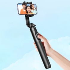 Ugreen LP586 bluetooth selfie tyč so statívem, černá