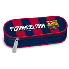 FotbalFans Oválný Školní Penál FC Barcelona, Modro-červené Pruhy, Znak Klubu