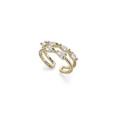 Oliver Weber Půvabný pozlacený prsten Rapunzel 41214G (Obvod M (53 - 55 mm))