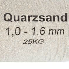 Greatstore Filtrační písek 25 kg 1,0–1,6 mm