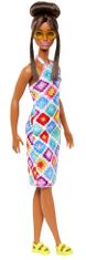 Mattel Barbie Modelka 210 - Háčkované šaty FBR37