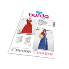 Burda Střih Burda 7468 - Středověké šaty a čepec