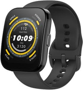 Bluetooth chytré hodinky amazfit bip 5 peakbeats super lehký a tenký design dlouhá výdrž na nabití spousta sportovních režimů měření stresu