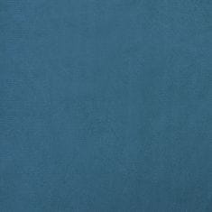 Greatstore Pelíšek pro psy modrý 70 x 45 x 30 cm samet