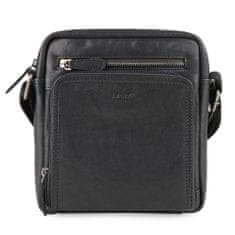 Lagen Pánská kožená taška přes rameno BLC/4091/18 černá