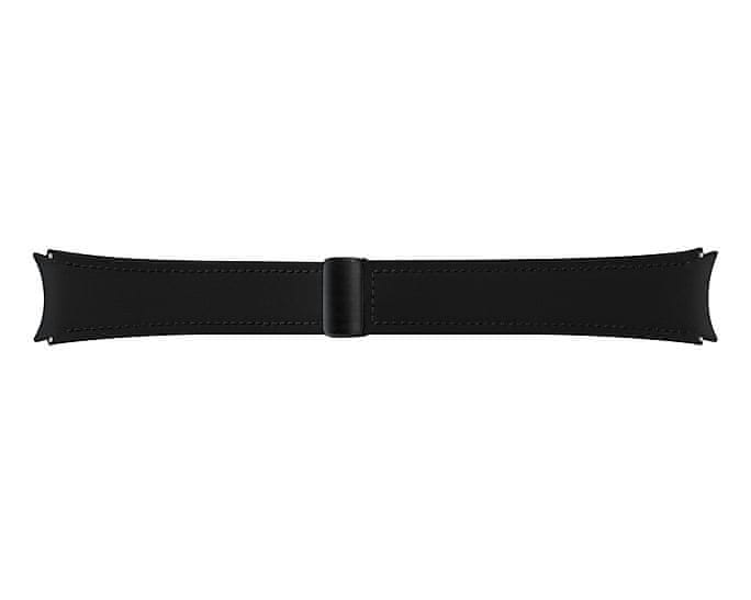 Levně Samsung D-Buckle Hybrid Eco-Leather Band Slim ET-SHR94LBEGEU, M/L, černý