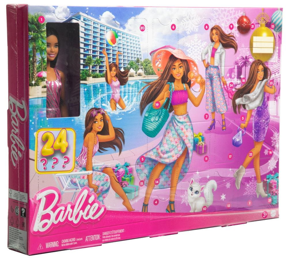 Levně Mattel Barbie Módní adventní kalendář 2023 HKB09
