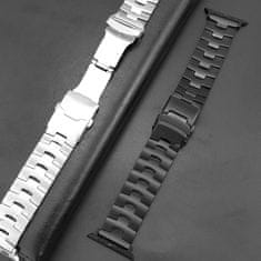 X-Site Řemínek pro Apple watch titanový 42/44/45/49mm černý
