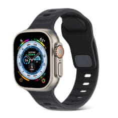 X-Site Řemínek pro Apple watch silikonový sportovní 42/44/45/49mm černý