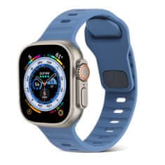 X-Site Řemínek pro Apple watch silikonový sportovní 42/44/45/49mm modrý