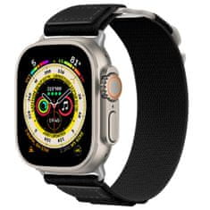 X-Site Řemínek pro Apple watch nylon kožený 38/40/41mm černý