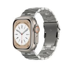 X-Site Řemínek pro Apple watch titanový 42/44/45/49mm stříbrný