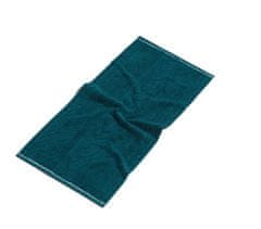 Möve COSY KNITS ručník 50 x 100 cm, tmavě tyrkysová