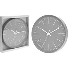 SEGNALE Nástěnné hodiny 30 cm šedé