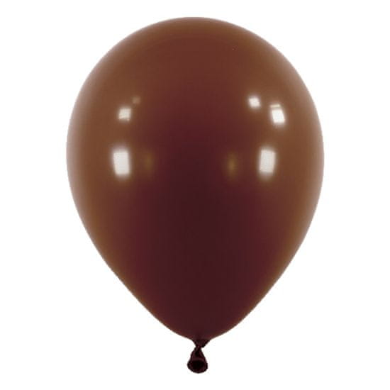 Amscan Balónky latexové dekoratérské Fashion Čokoláda 35 cm 50 ks