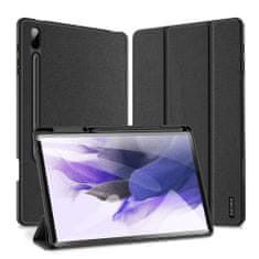 Dux Ducis Domo pouzdro na Samsung Galaxy Tab S7 Plus / S8 Plus / S7 FE 12.4, černé