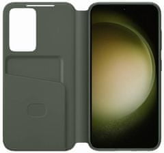 Samsung EF-ZS911CGE Clear View Cover pro Galaxy S23 Khaki