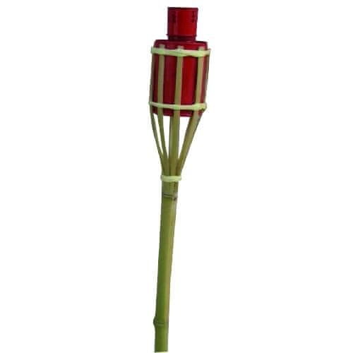 M.A.T. Group Louč bambusová 60cm, červená