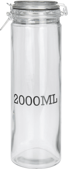 Edm Dóza hermetická 2000ml skl. s patentním uzávěrem, potisk