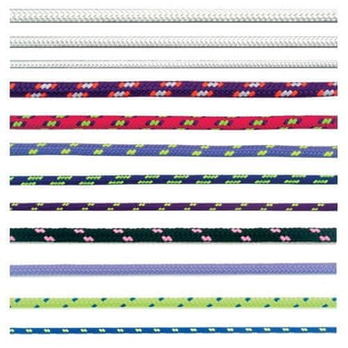 Lanex Šňůra PES s duší 7mm barevná pletená (100m)