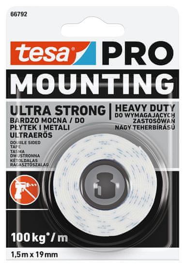 Tesa páska montážní Ultra Strong 19mmx1,5m TESA