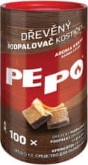 PE-PO Podpalovač kostičky PE-PO dřevěné (100ks)