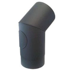 Sonix koleno kouřové s otv.150mm/45st.t.1,5mm ČER