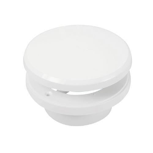 HACO Ventil talířový s regulací plastový bílý průměr 125mm