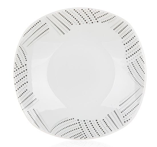 Banquet talíř hluboký 22cm CHARME dekor porcelánový