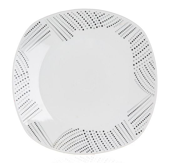 Banquet talíř mělký 25cm CHARME dekor porcelánový