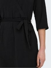 Jacqueline de Yong Dámské šaty JDYLION Regular Fit 15207813 Black (Velikost 36)