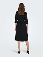 Jacqueline de Yong Dámské šaty JDYLION Regular Fit 15207813 Black (Velikost 36)