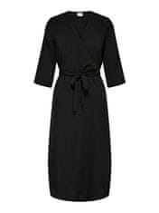 Jacqueline de Yong Dámské šaty JDYLION Regular Fit 15207813 Black (Velikost 40)