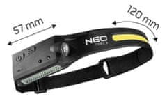 NEO Tools NEO TOOLS LED pásková čelovka 2 v 1