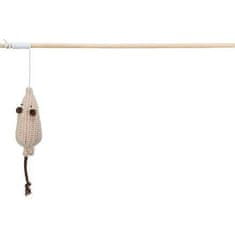Trixie Hrací prut s myškou, catnip, dřevo/tkanina, , 40 cm,