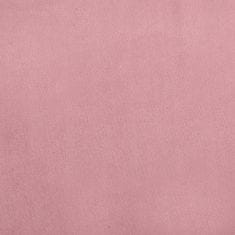 Greatstore Pelíšek pro psy růžový 50 x 40 x 26,5 cm samet