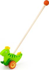 Viga Dřevěná jezdící hračka Viga dinosaurus