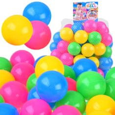 JOKOMISIADA  Colorful Balls Pool Balls 6,5cm 100ks Za4428
