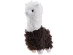 JOKOMISIADA Plyšová hračka načechraný maskot alpaky lama 28 cm Za4402