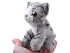 JOKOMISIADA  Plyšová hračka Cat Sitting Kitten 13cm 13733