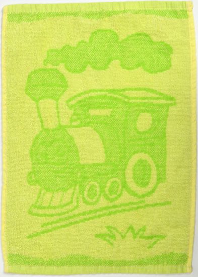 vyprodejpovleceni Dětský ručník BEBÉ mašinka zelený 30x50 cm