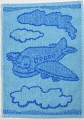 vyprodejpovleceni Dětský ručník BEBÉ letadlo modrý 30x50 cm