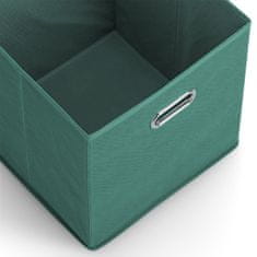 Zeller Textilní úložný box zelený 32x32x32 cm