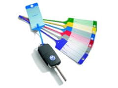 AHProfi Modré PP plastové visačky na klíče 100ks - 434010080