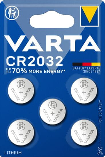 Varta CR2032, 5ks