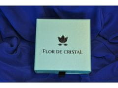 Flor de Cristal Náramek Flor - fialový - Náramek s přívěsky